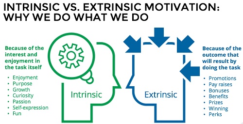 INTRINSIC VS. EXTRINSIC MOTIVATION: A COMPARATIVE ANALYSIS IN THE WORKPLACE What drives people at workplace, Descriptive study on Extrinsic & Intrinsic Motivation