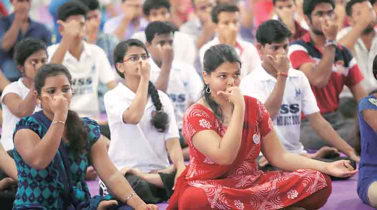 YOGIC PRACTICES TO COPE WITH STRESS OF  TWENTY FIRST CENTURY STUDENTS
