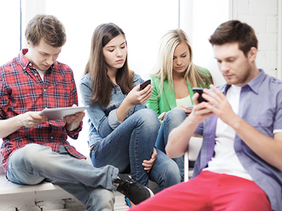 MOBILE PHONE ADDICTION AMONG  ADOLESCENTS AND YOUNG ADULTS 