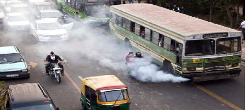 ENVIRONMENTAL POLLUTION CAUSED BY THE TRAFFIC IN URBAN CITIES