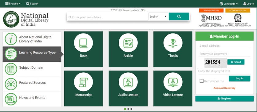 NATIONAL DIGITAL LIBRARY: AN INITIATIVE DIGITAL INDIA