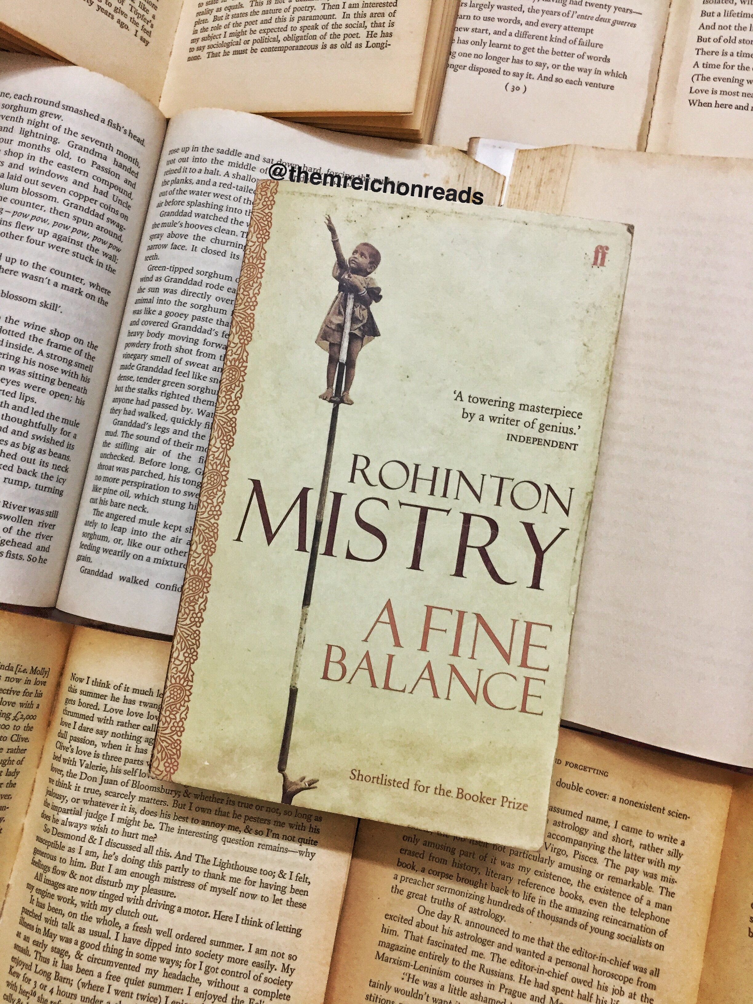 PORTRAYAL OF UNTOUCHABLITY IN ROHINTON MISTRY'S  A FINE BALANCE   