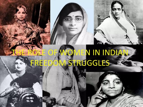 THE ROLE OF WOMEN IN THE INDIAN NATIONAL MOVEMENT