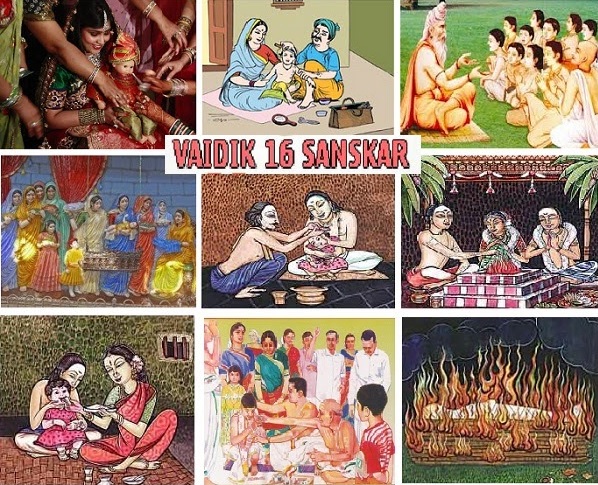 ANCIENT INDIA 16 SAMSAKARS