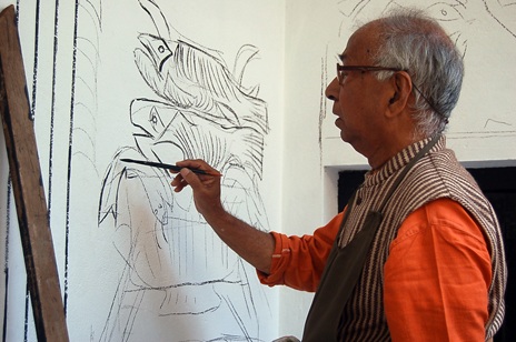 SANTINIKETAN MURAL,STYLE & TECHNIQUE SANTINIKETAN MURAL,STYLE & TECHNIQUE